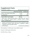 Zinc Complex™, 60 Caps, Pure Synergy, supplement facts